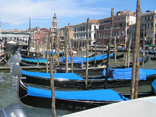 Gondolas en Venecia