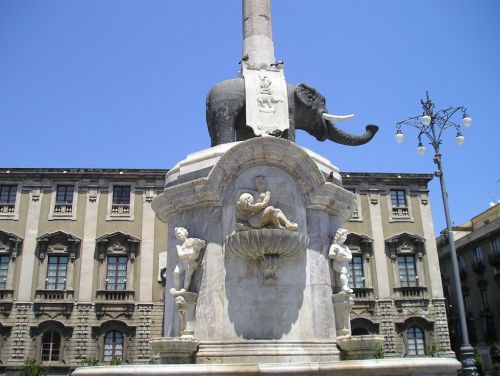 Fuente del Elefante en Catania