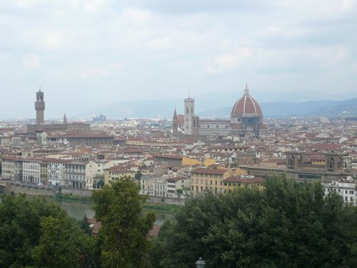 Piazzale Michelangelo, bellas vistas de Florencia