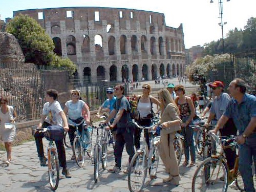 Recorrer Roma en bicicleta